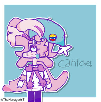 Caniche fanart I made for @polygawn