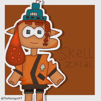 Fanart I made for @skellzxla