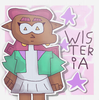 Wisteria fanart I made for @Splatsunshine Wisteria fanart I made for @Splatsunshine