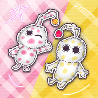 A drawing of @ohhhcrud..'s puffball pikmin A drawing of @ohhhcrud..'s puffball pikmin